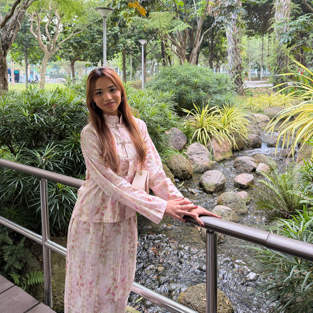 Blossom Kurung Cheongsam Cotton