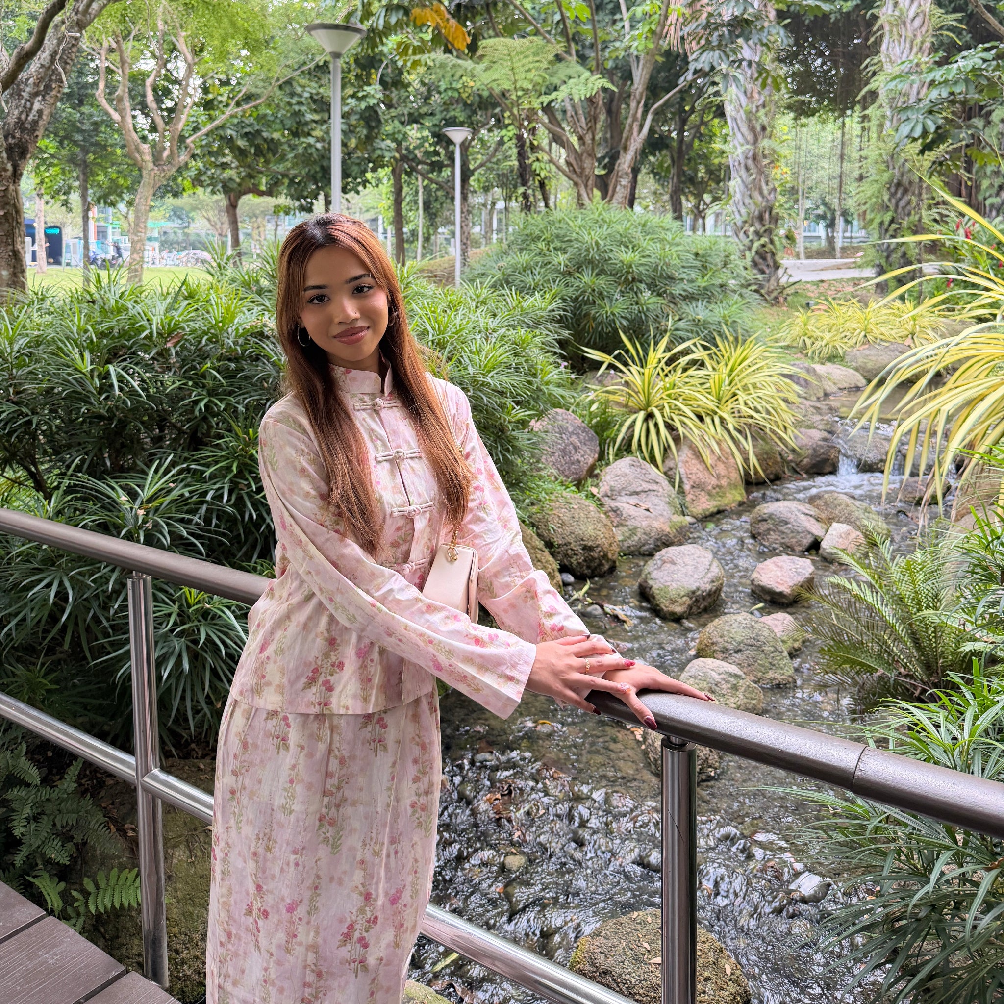 Blossom Kurung Cheongsam Cotton