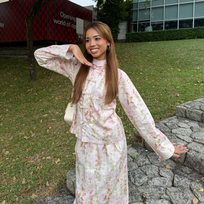 Blossom Kurung Cheongsam Cotton
