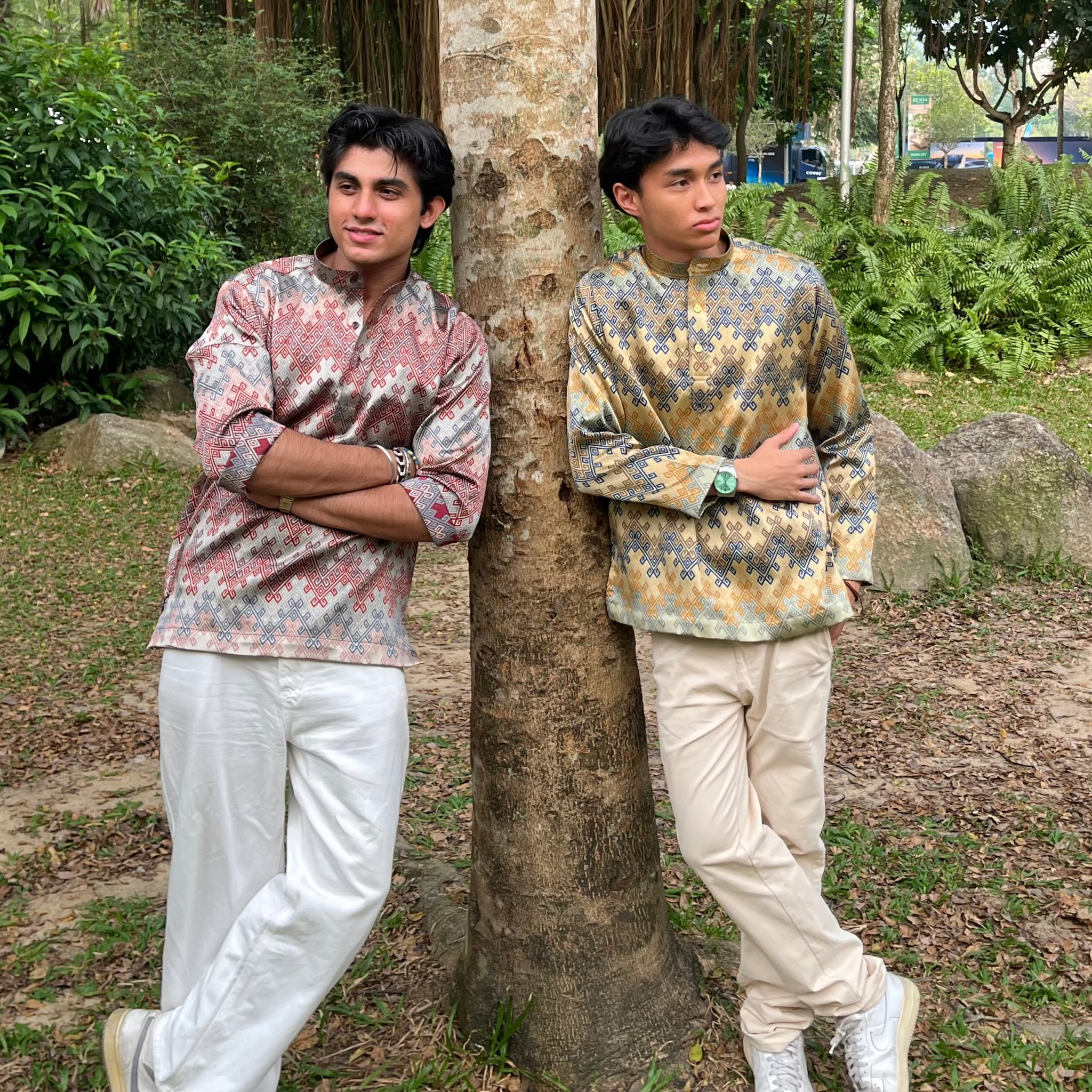 Ikat Jacquard Kurta