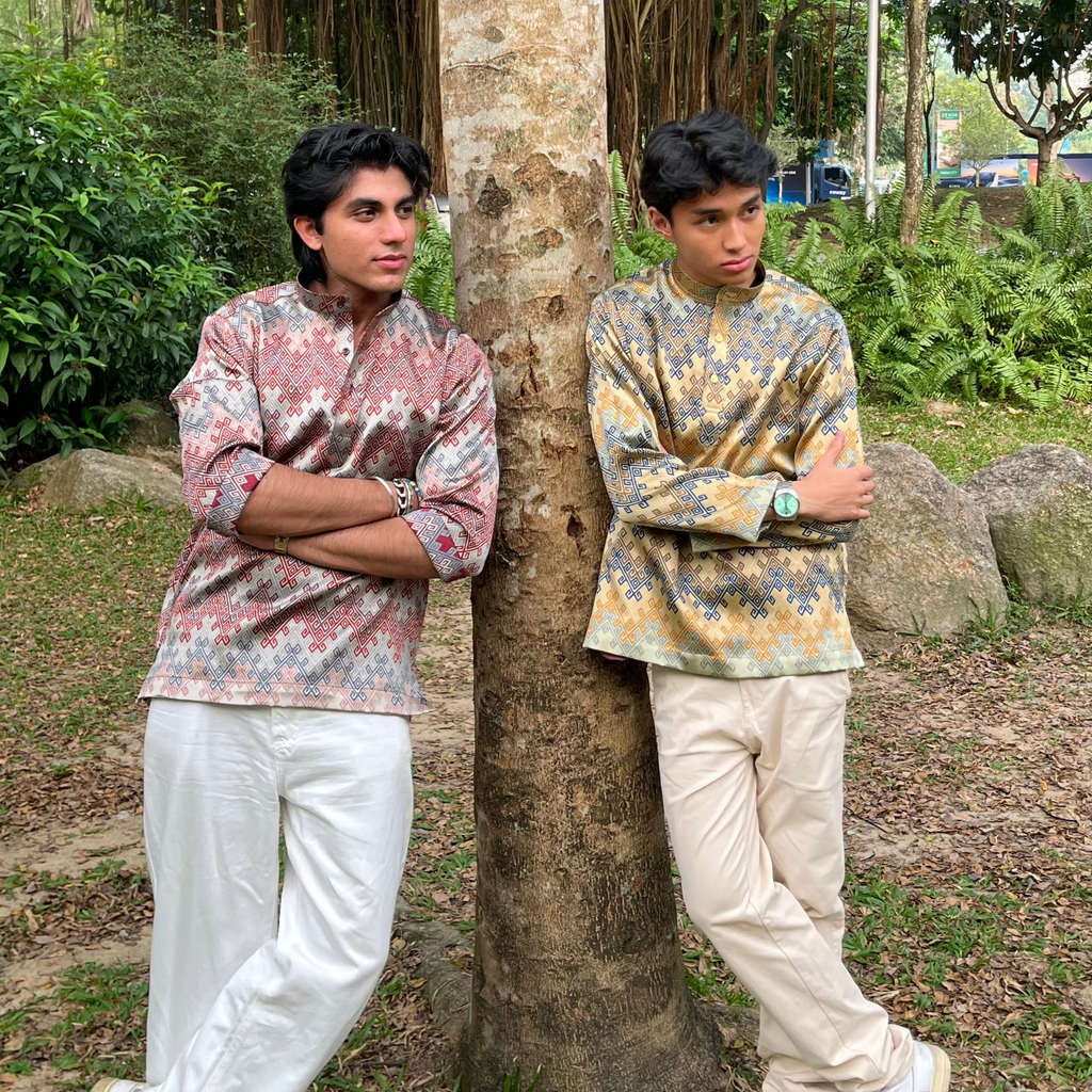 Ikat Jacquard Kurta