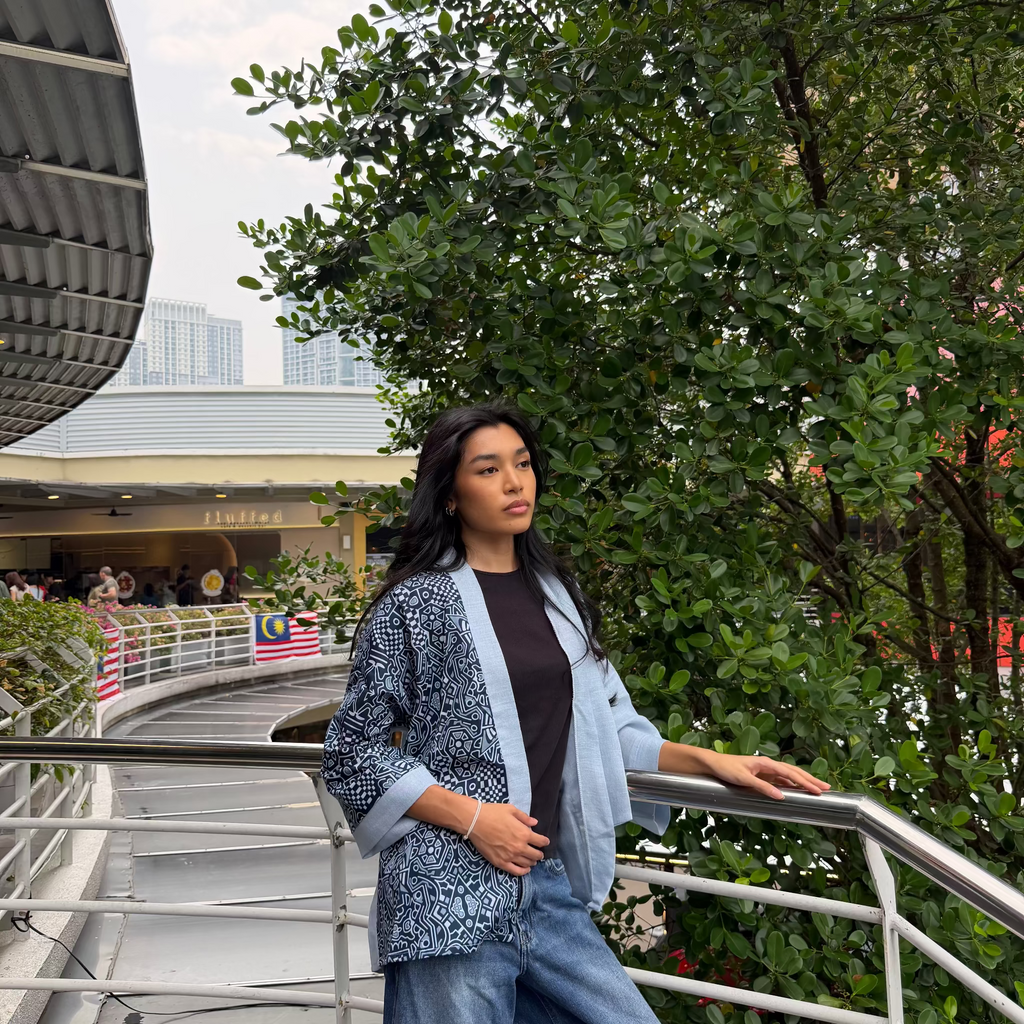 Linen Cardigan Batik