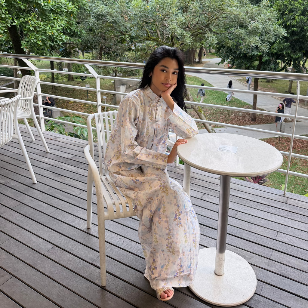 Blossom Kurung Cheongsam Cotton