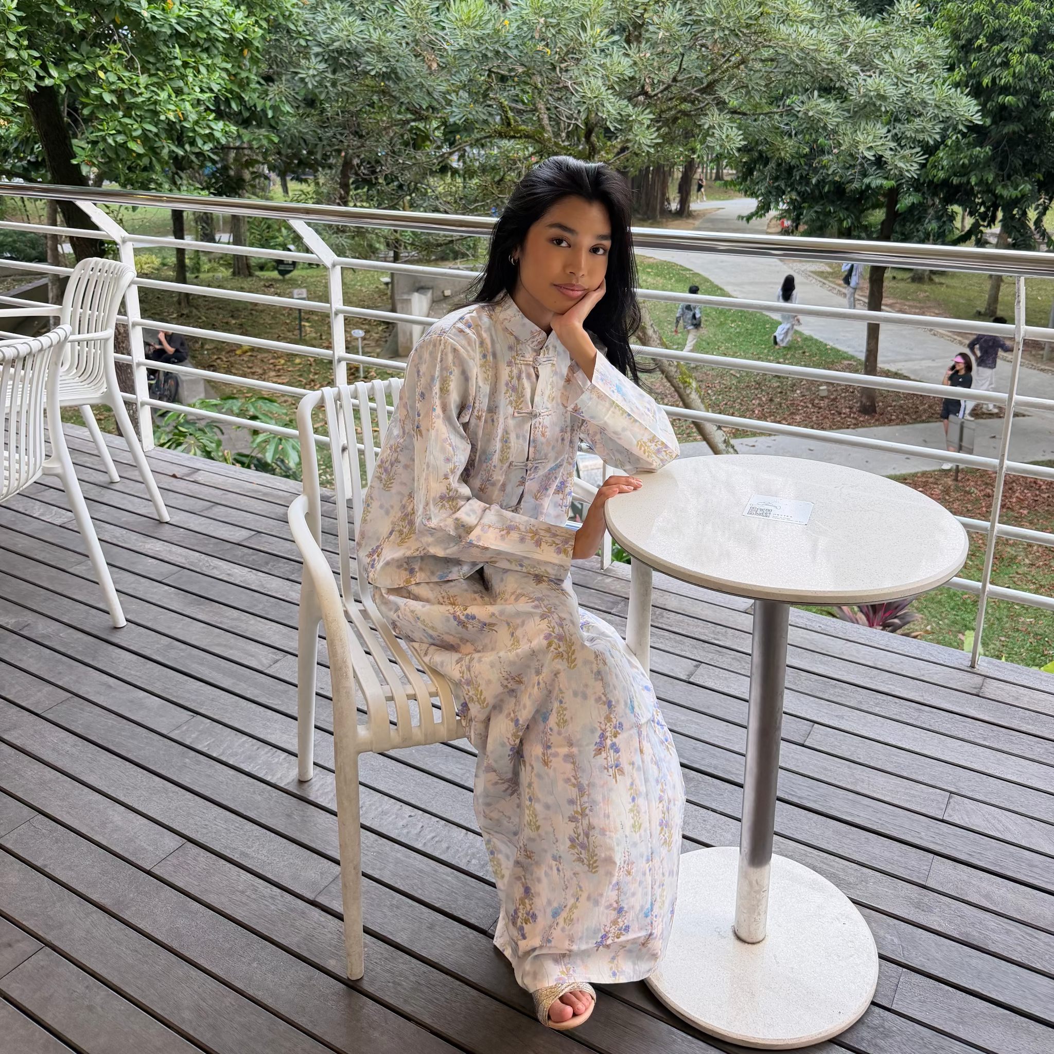 Blossom Kurung Cheongsam Cotton